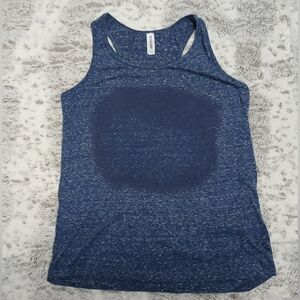 Jerzees Heathered Navy Tank Top